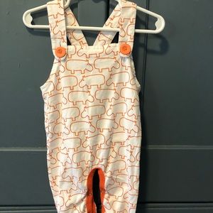 A.T.U.N. Gender neutral hippo overalls